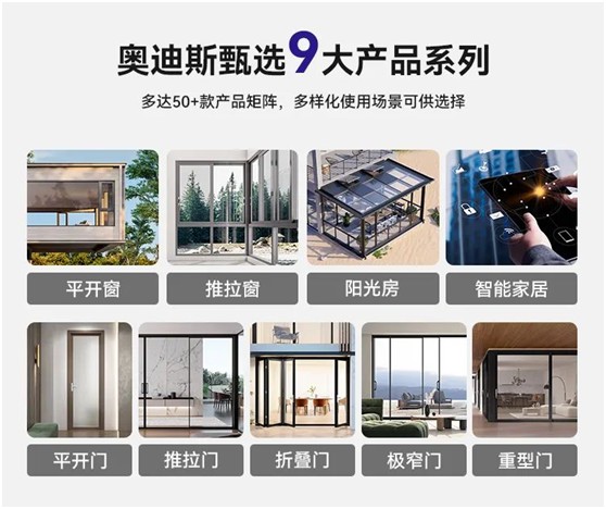 奧迪斯門窗定制：打破同質(zhì)化，更自由，更個性