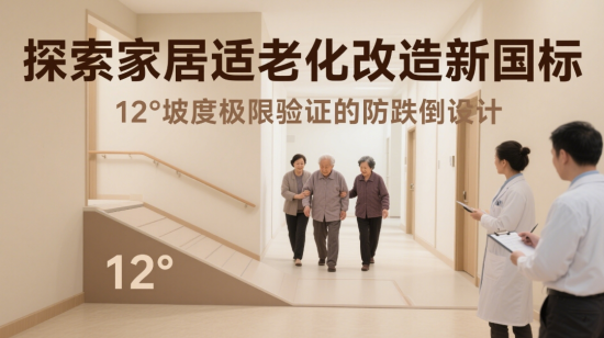 探索家居適老化改造新國標：12°坡度極限驗證的防跌倒設(shè)計