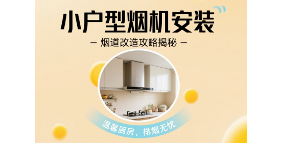 小戶型迷你煙機安裝避坑：老小區(qū)公共煙道改造攻略